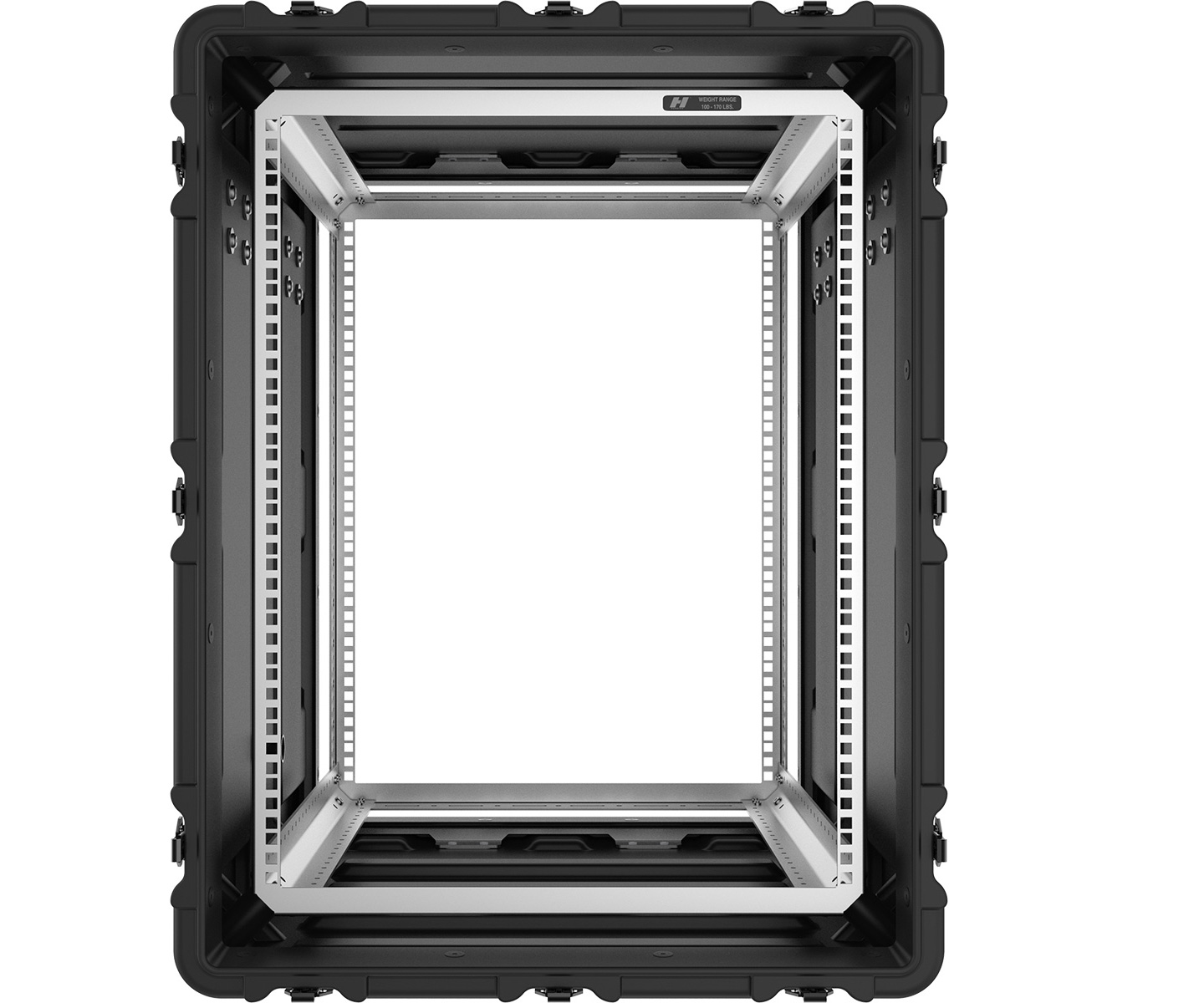 Рэковый кейс Peli Hardigg серии SUPER-V на 14U для монтажа в стойку - вид 4