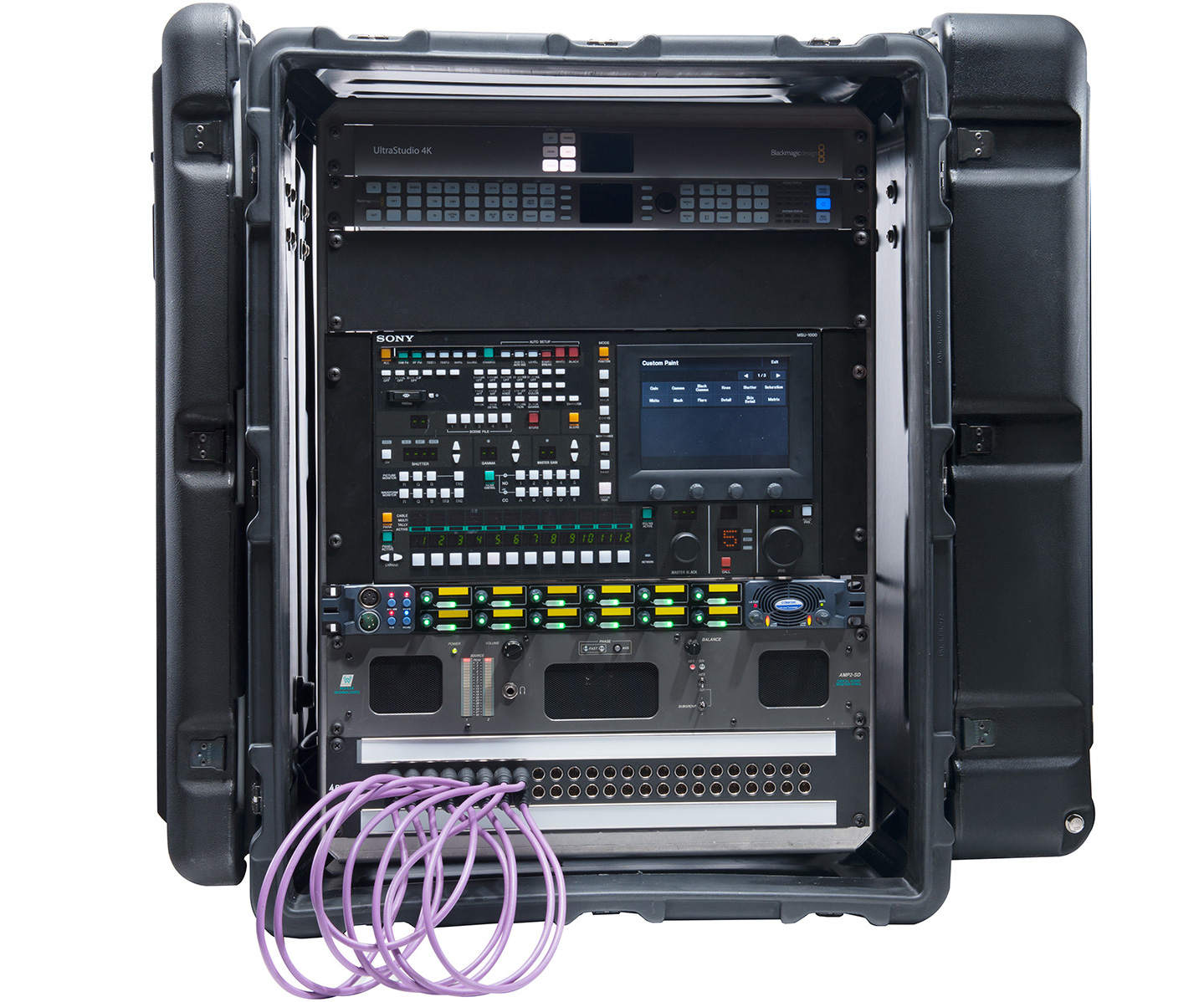 Рэковый кейс Peli Hardigg серии SUPER-V на 14U для монтажа в стойку - вид 5