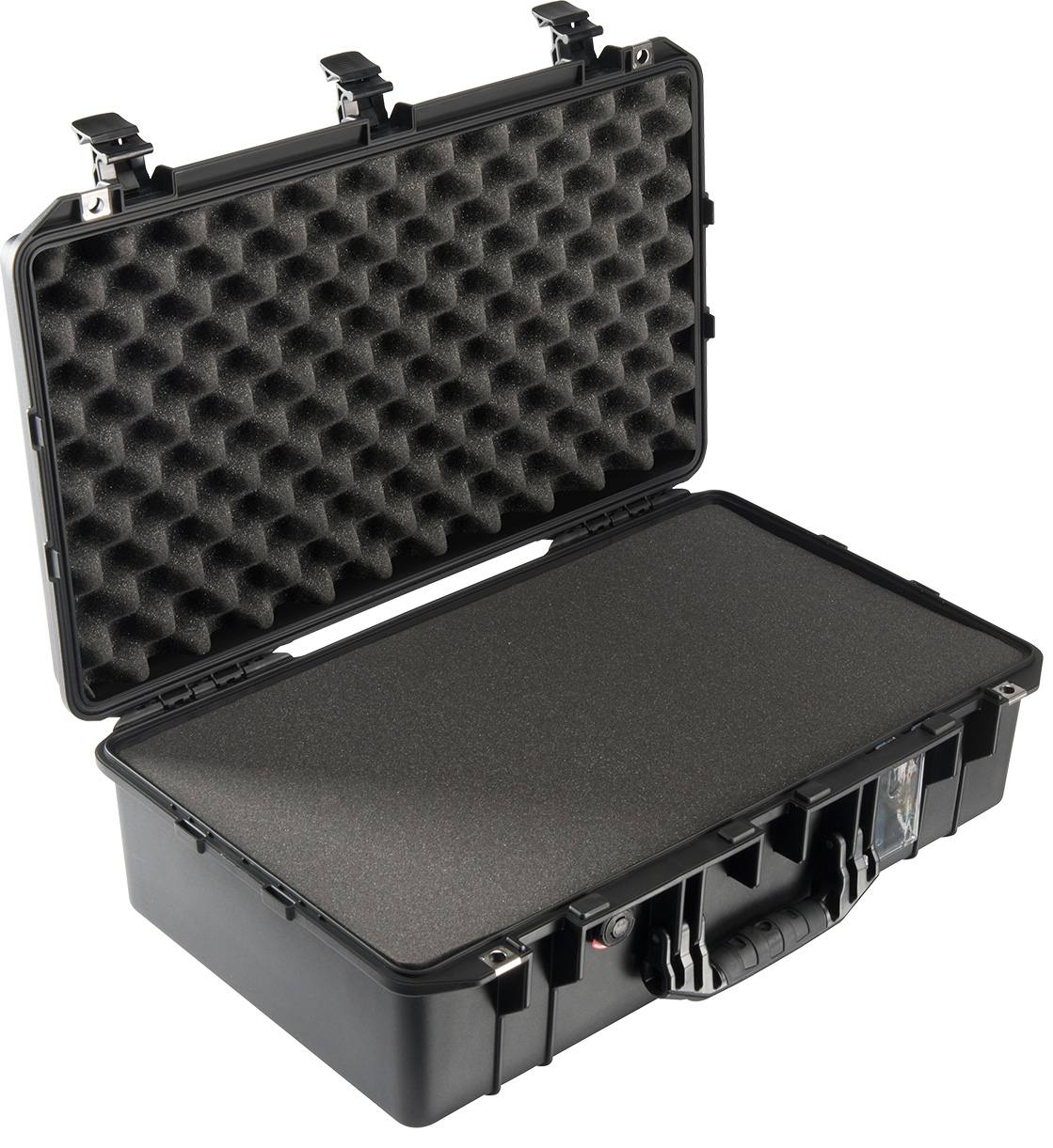 Защитный ударопрочный кейс 1555 Pelican Air - черный, с поропластовой вставкой