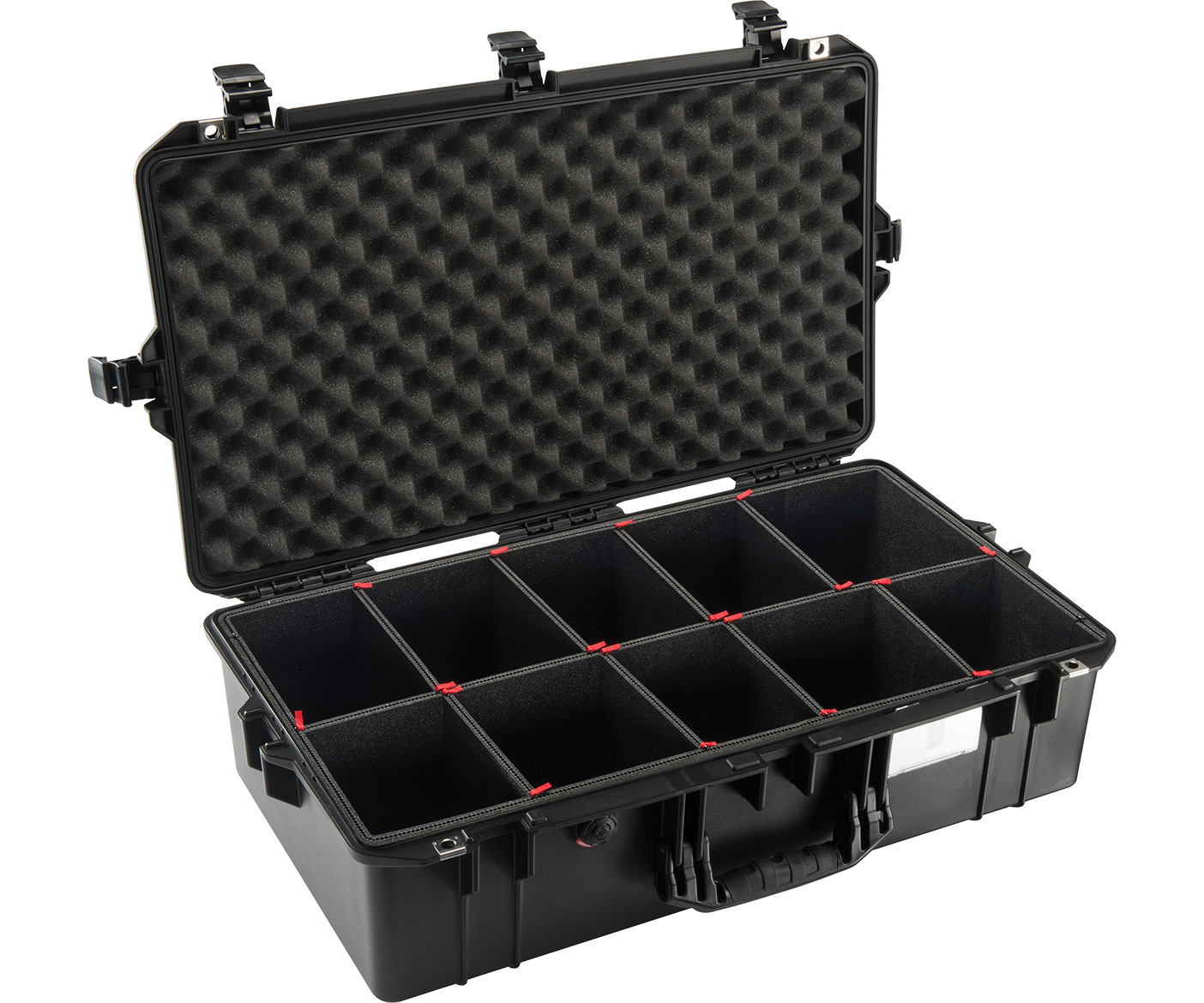 Защитный ударопрочный кейс 1605 Pelican Air - черный, универсальная система делителей TrekPak
