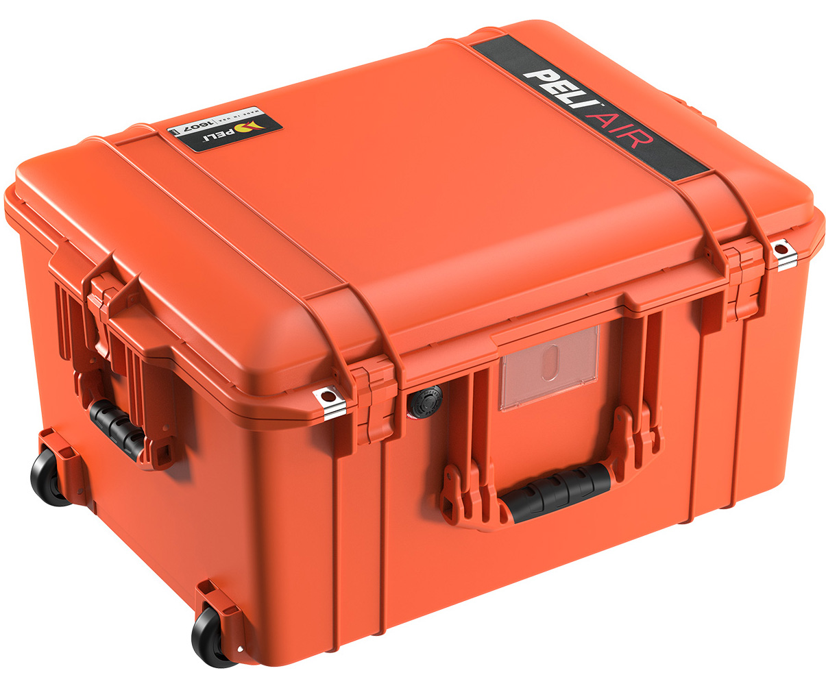 Защитный ударопрочный кейс 1607 Pelican Air - оранжевый