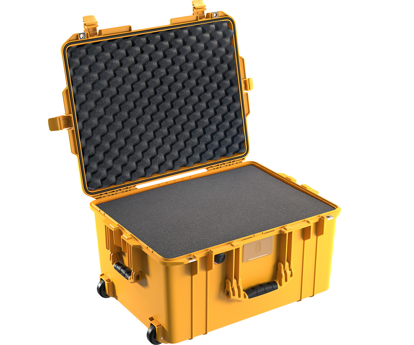 Защитный ударопрочный кейс 1607 Pelican Air - желтый, с поропластовой вставкой