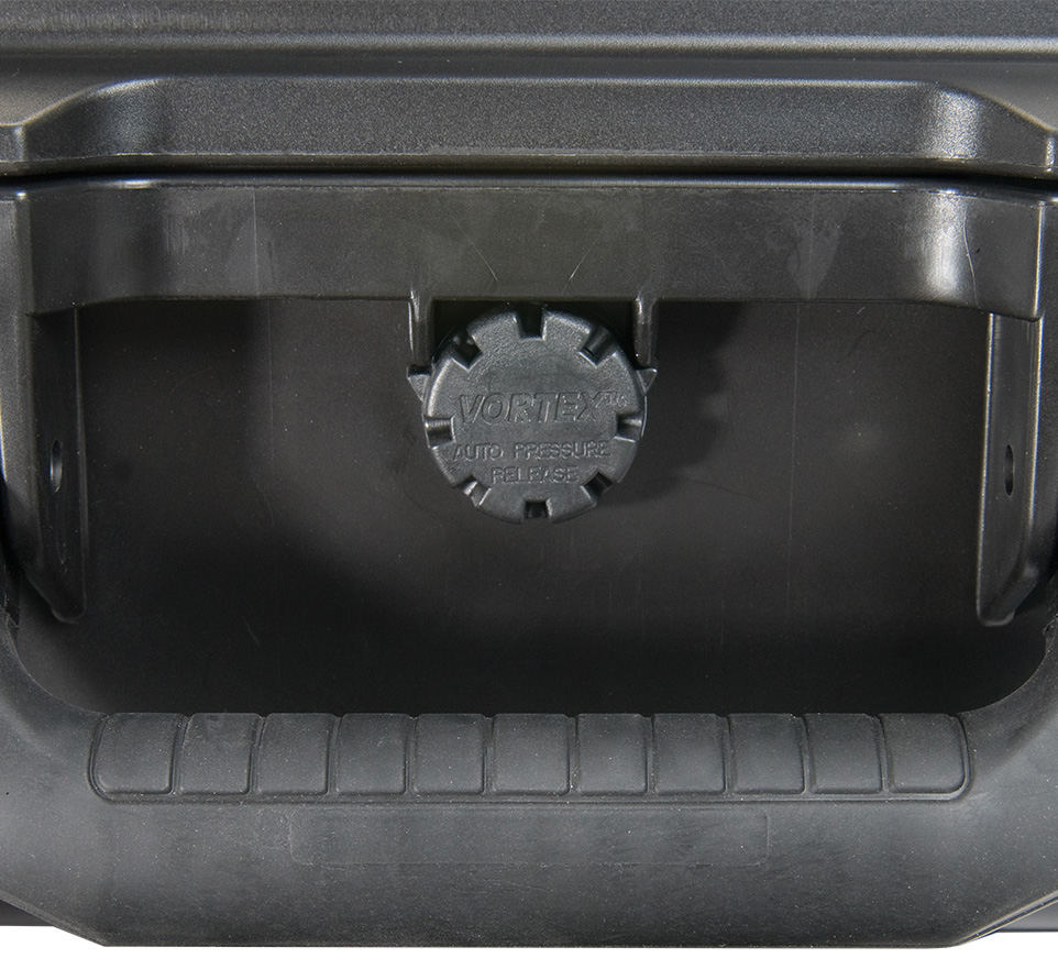 Атмосферный клапан сброса давления Vortex для полной водо- и пыленепроницаемости - кейсы Pelican