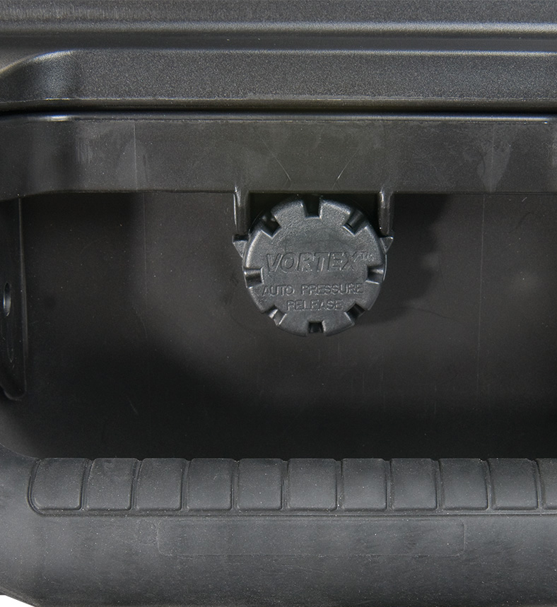 Атмосферный клапан сброса давления Vortex для полной водо- и пыленепроницаемости - кейсы Pelican