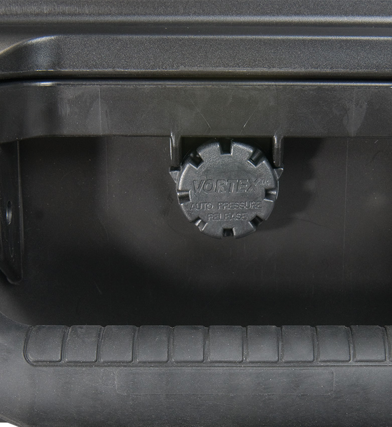 Атмосферный клапан сброса давления Vortex для полной водо- и пыленепроницаемости - кейсы Pelican