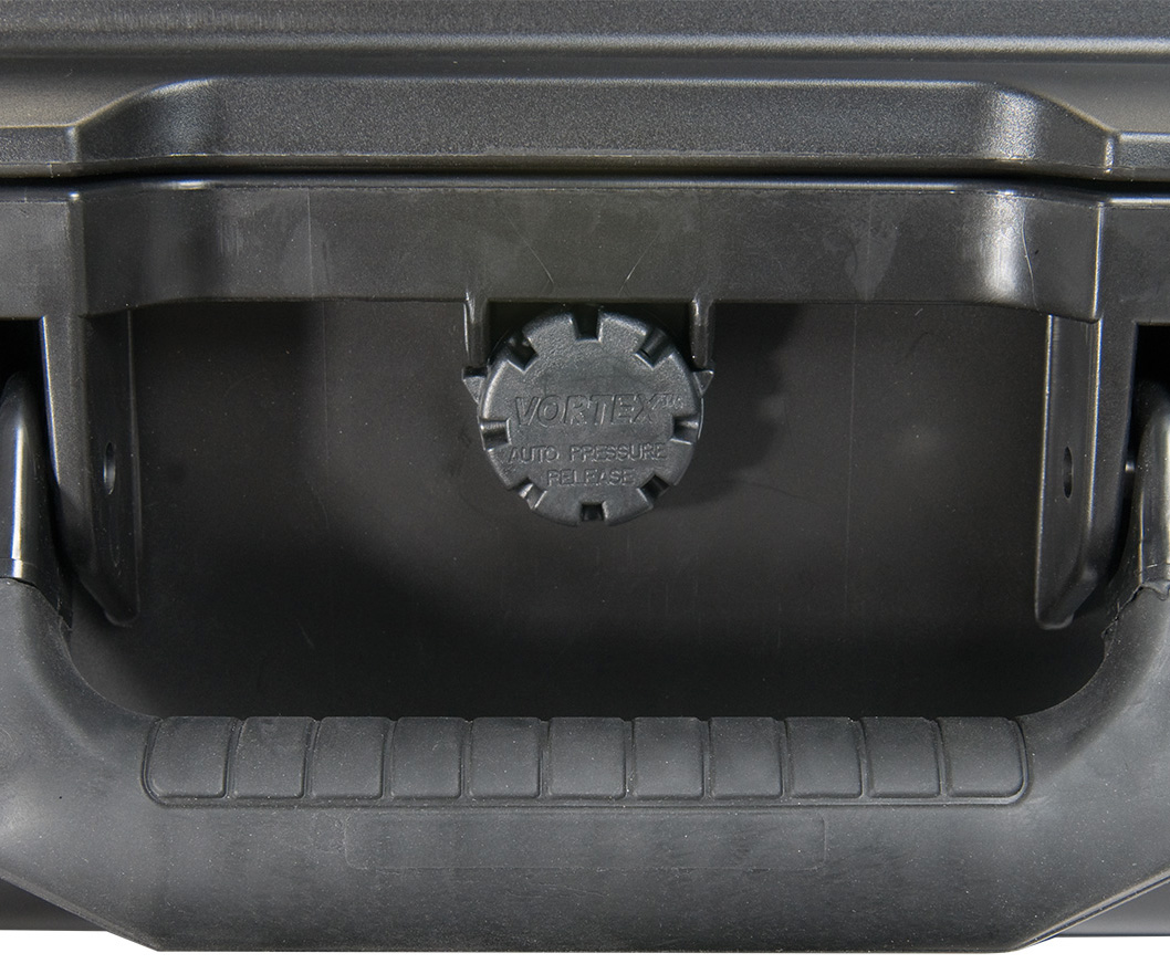 Атмосферный клапан сброса давления Vortex для полной водо- и пыленепроницаемости - кейсы Pelican